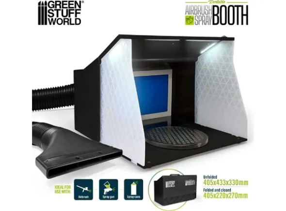 Airbrush Spray Booth - Med LED-lys