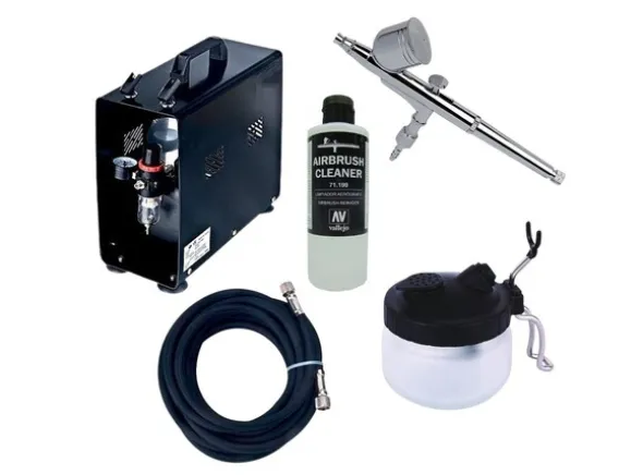Airbrush Startpakke BEGYNNER Komplett
