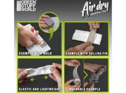 Air Dry Foam Clay 250g - Grey
