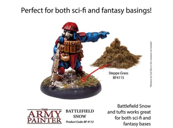 Army Painter Basing Battlefield Snow