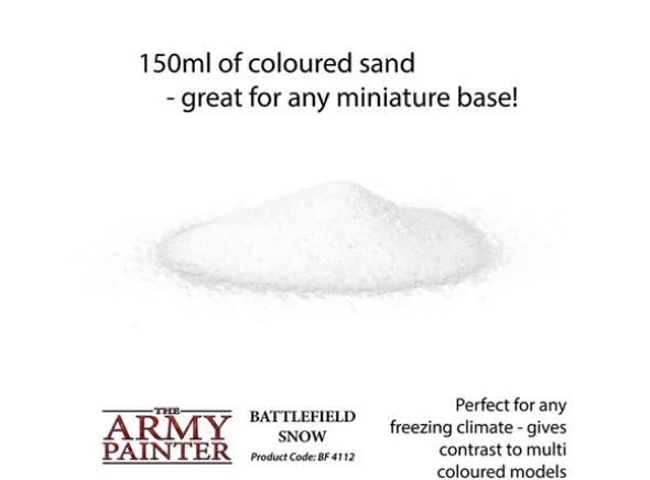 Army Painter Basing Battlefield Snow