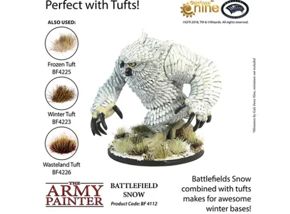 Army Painter Basing Battlefield Snow