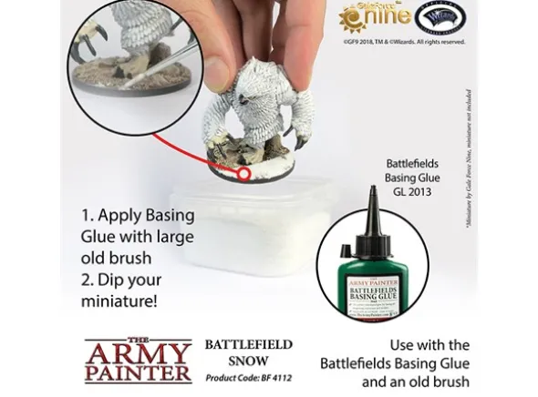 Army Painter Basing Battlefield Snow