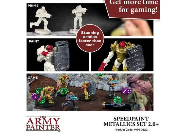 Army Painter Speedpaint Metallic Set 2.0