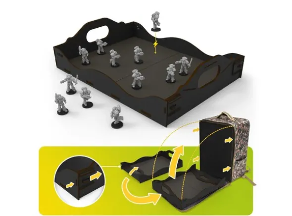Army Transport Backpack Foldable Tray