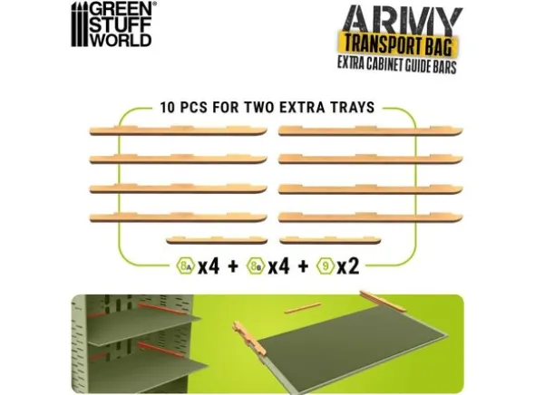 Army Transport Bag - 2 Ekstra Skinner