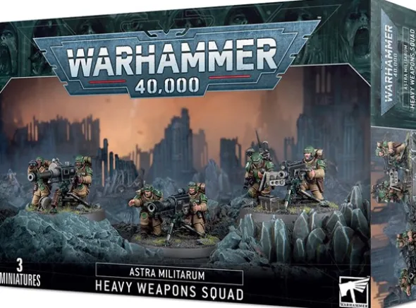Astra Militarum Cadian Heavy Weapon Squa