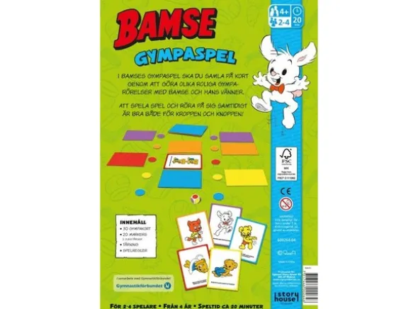 Bamse Gympaspel - SVENSK