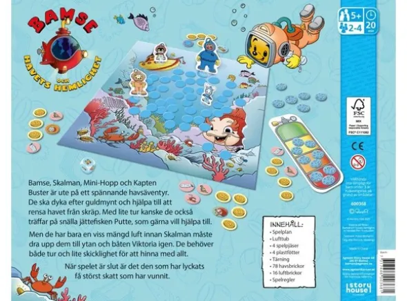 Bamse Havets Hemlighet - SVENSK