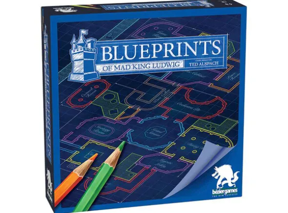 Blueprints of Mad King Ludwig Brettspill