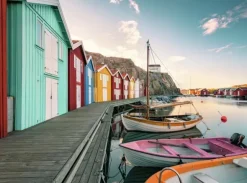 Boathouses in Smogen 500 biter