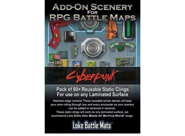 Book of Battlemats ADD-ON Cyberpunk
