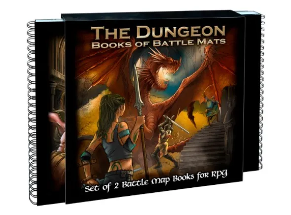 Book Of Battlemats DUNGEON - 80 sider
