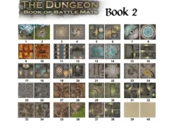 Book Of Battlemats DUNGEON - 80 sider
