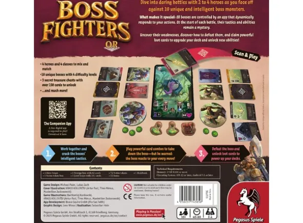 Boss Fighters QR Brettspill