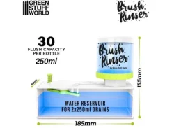 Brush Rinser Fresh Water Rinse Well