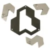 Cast Puzzle 4/6 Hexagon Hjernetrim meta
