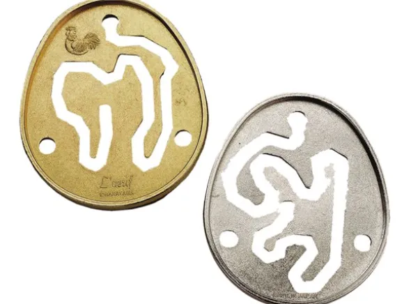 Cast Puzzle 4/6 LOeuf Hjernetrim metall
