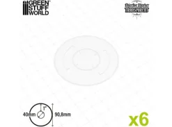 Clear Objective Markers for Kill Team x6