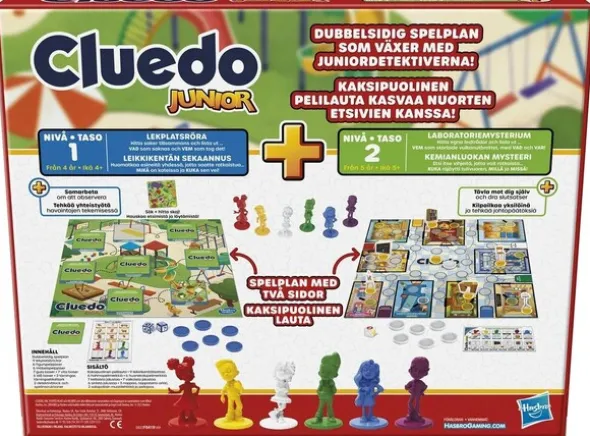Cluedo Junior 2 Games In 1 - SVENSK