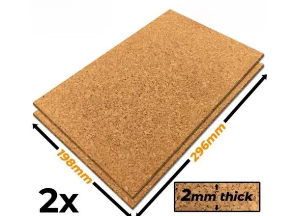 Cork Sheet 198x296mm (2 stk)