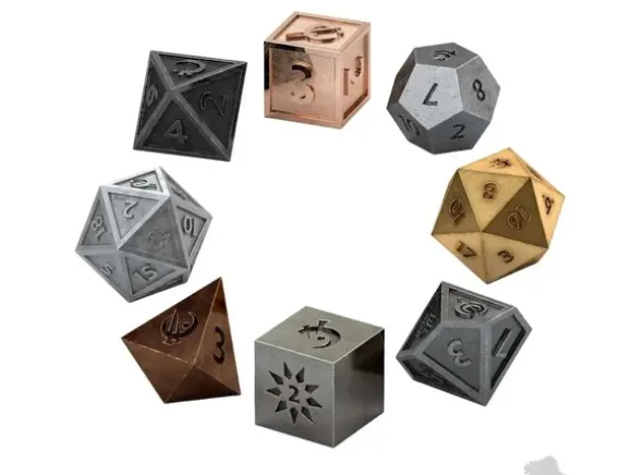 Cosmere RPG Mistborn Deluxe Metal Dice