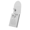 Cube Shell - Ashen White - 8 stk