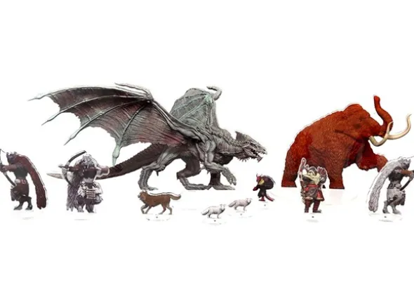D&D Figur Idols 2D Icewind Dale Set 3