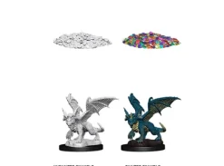 D&D Figur Nolzur Blue Dragon Wyrmling