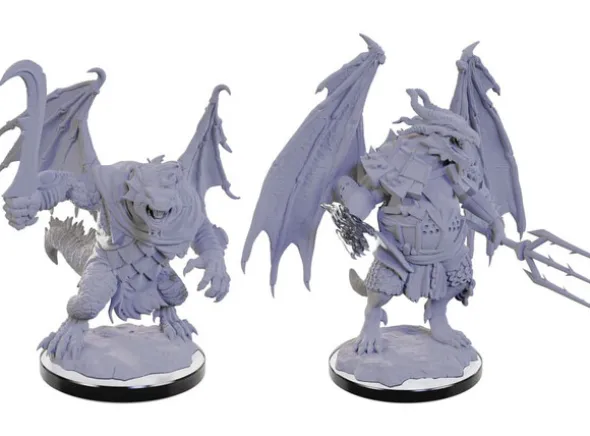 D&D Figur Nolzur Draconian Mage+Soldier