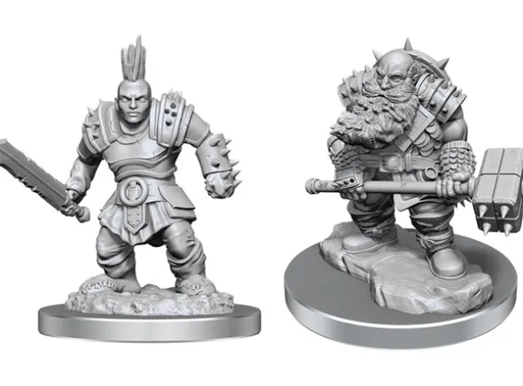 D&D Figur Nolzur Duergar Fighters