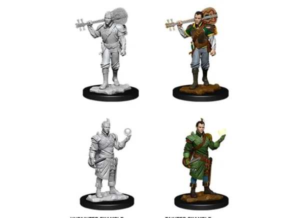 D&D Figur Nolzur Half-Elf Bard Male