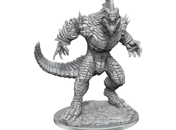 D&D Figur Nolzur Lizardfolk Render