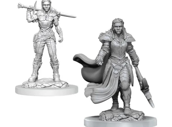 D&D Figur Nolzur Orc Fighter Female