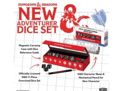D&D New Adventurer Dice Set - Black