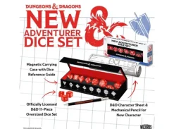 D&D New Adventurer Dice Set - Red