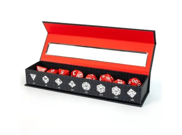 D&D New Adventurer Dice Set - Red