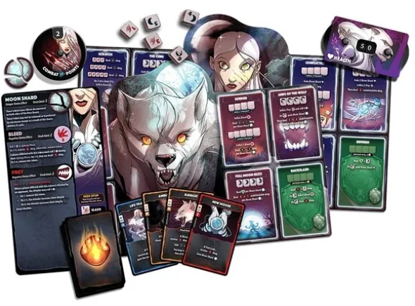 Dice Throne Pale Lady Werewolf Hero Pack