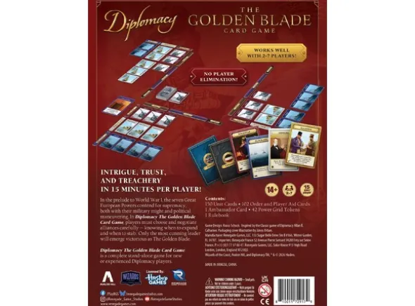 Diplomacy The Golden Blade Kortspill