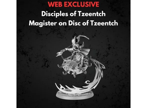 Disciples of Tzeentch Magister on Disc