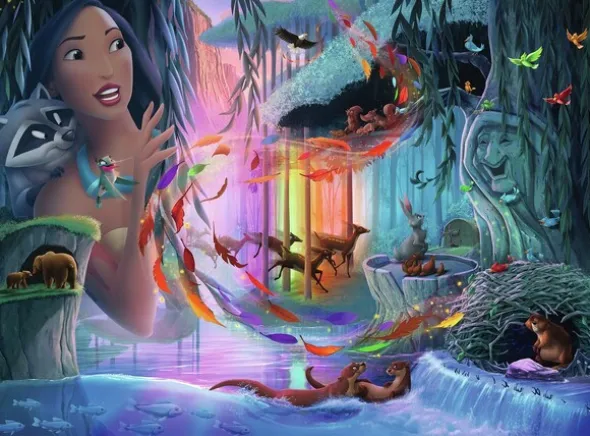 Disney Castle Pocahontas 1000 biter