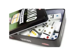 Domino Dobbel 6 metallboks Brettspill