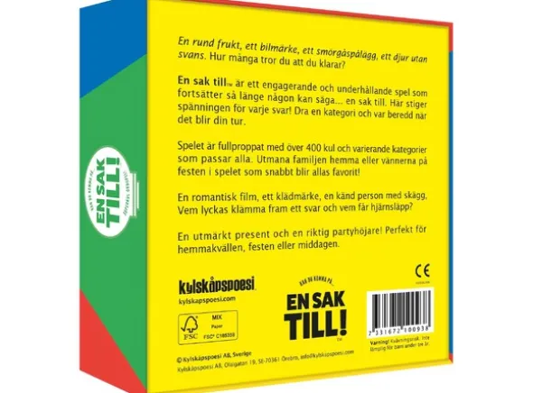 En sak till - SVENSK