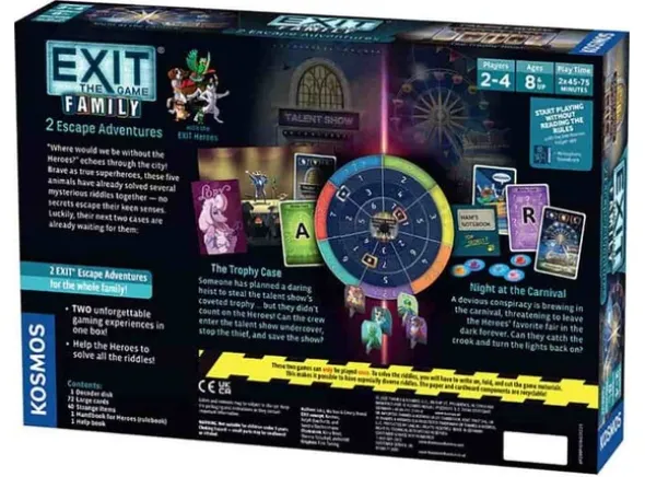 EXIT Family The Trophy Heist Brettspill