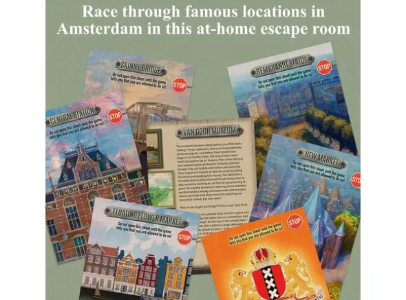 EXIT Hunt Through Amsterdam Brettspill