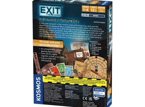 EXIT Kidnapped Fortune City Brettspill
