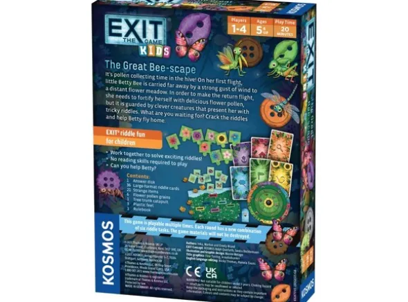 EXIT Kids The Great Bee-scape Brettspill