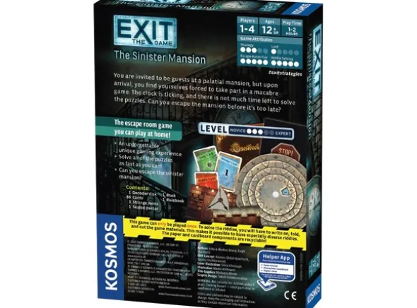 EXIT The Sinister Mansion Brettspill