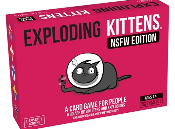 Exploding Kittens NSFW Ed Pink - Norsk