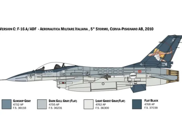 F-16 A Fighting Falcon 31,5 cm